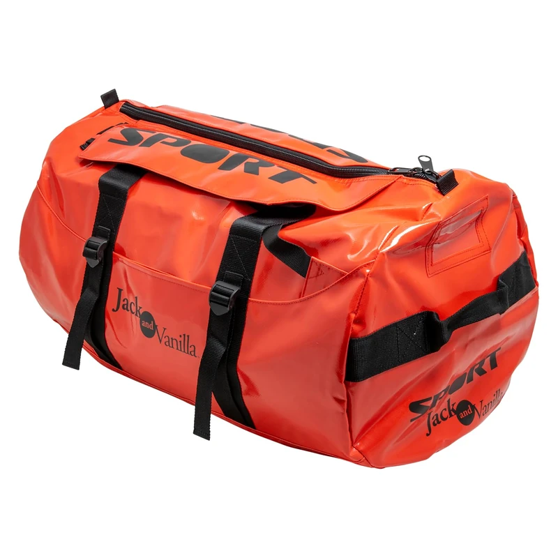 JACK AND VANILLA, Sports Bag for Dogs and Cats, Water Resistant, Ergonomic with External Pockets, Ideal for Travelling, Size: 60 x 37 x 37 cm, Colour: Red