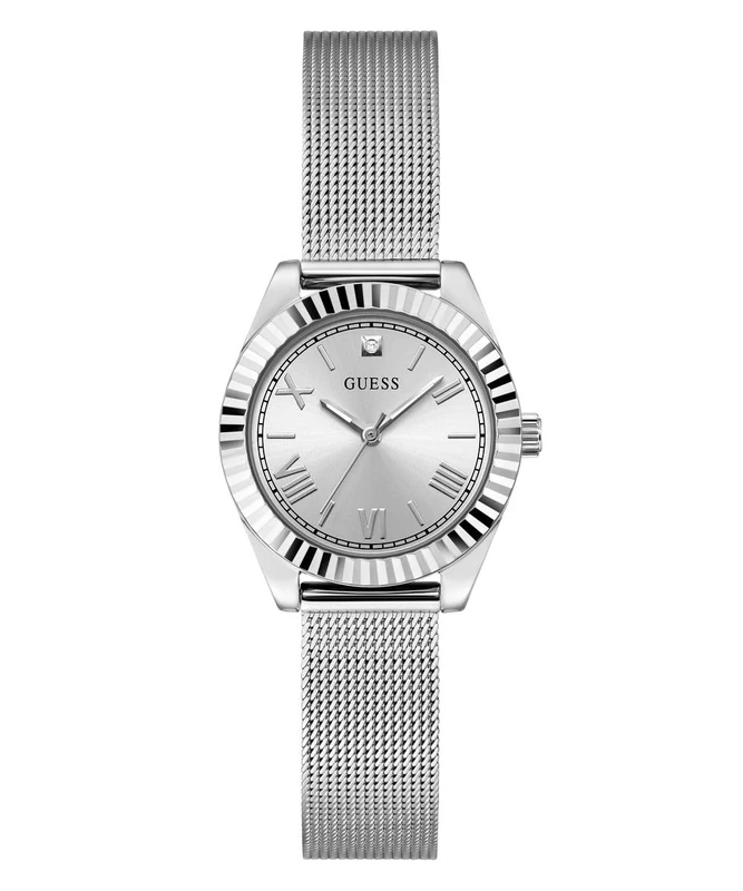 RELOJ GUESS - MINI LUNA Cuarzo / 3 ATM Color esfera: Plateado/Gris Tamaño de la caja: 30,00