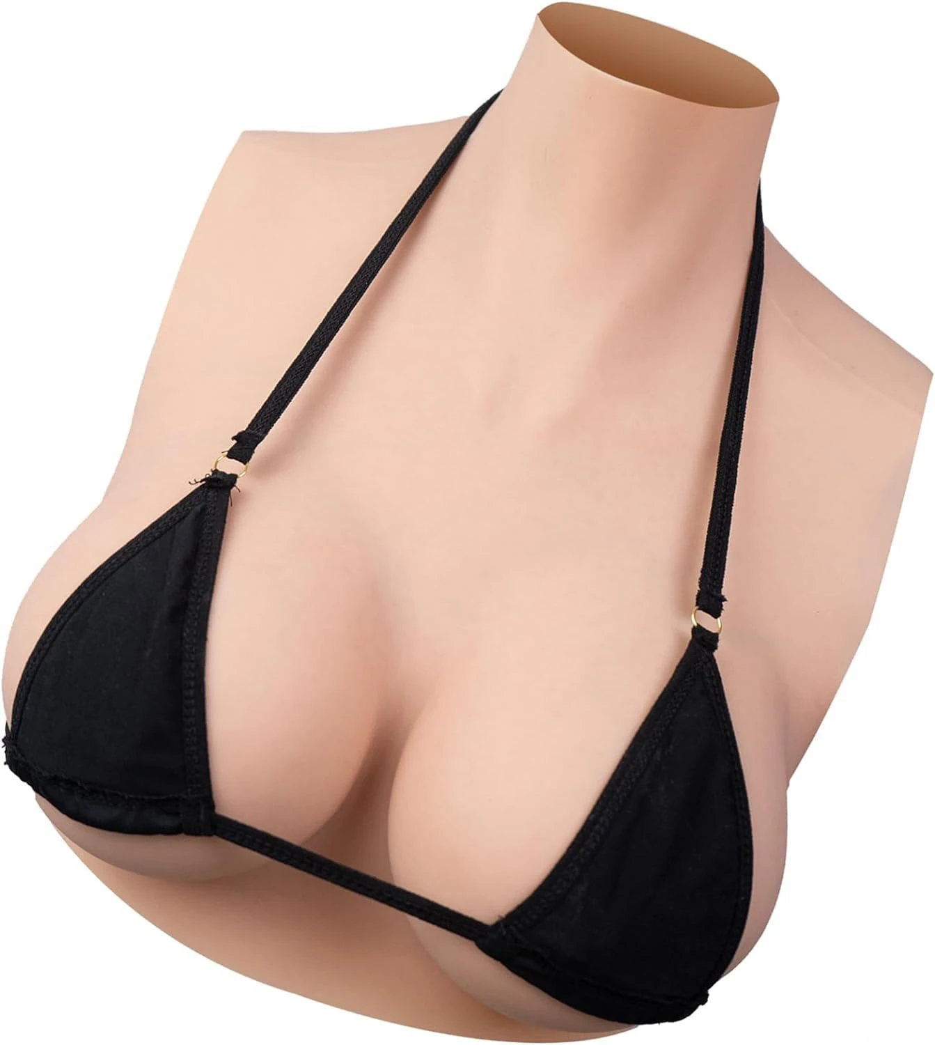 Maletofe Z Cup Breastplate Huge Breast Breastplate Drag Queen Silicone Breastplate Plus Size Suitable Transgender Individuals, White, Liquid silicone filling-H