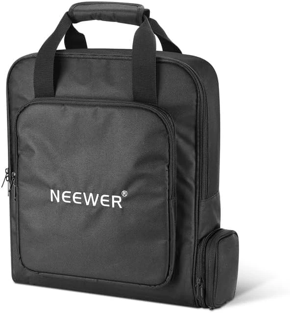 Neewer Portable Travel Bag Compatible with Starlink Mini Dish and Accessories, Lightweight Protective Outdoor Carrying Case with Separate Section for Folded Tripod Light Stand Up to 17"/44cm, RU-012