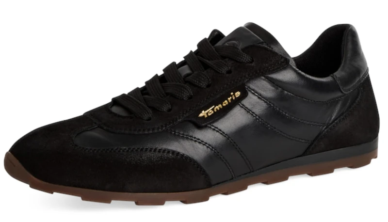 Tamaris Women's Damen Sneaker Low 1-23611-44, Black (Black Comb), 3.5 UK