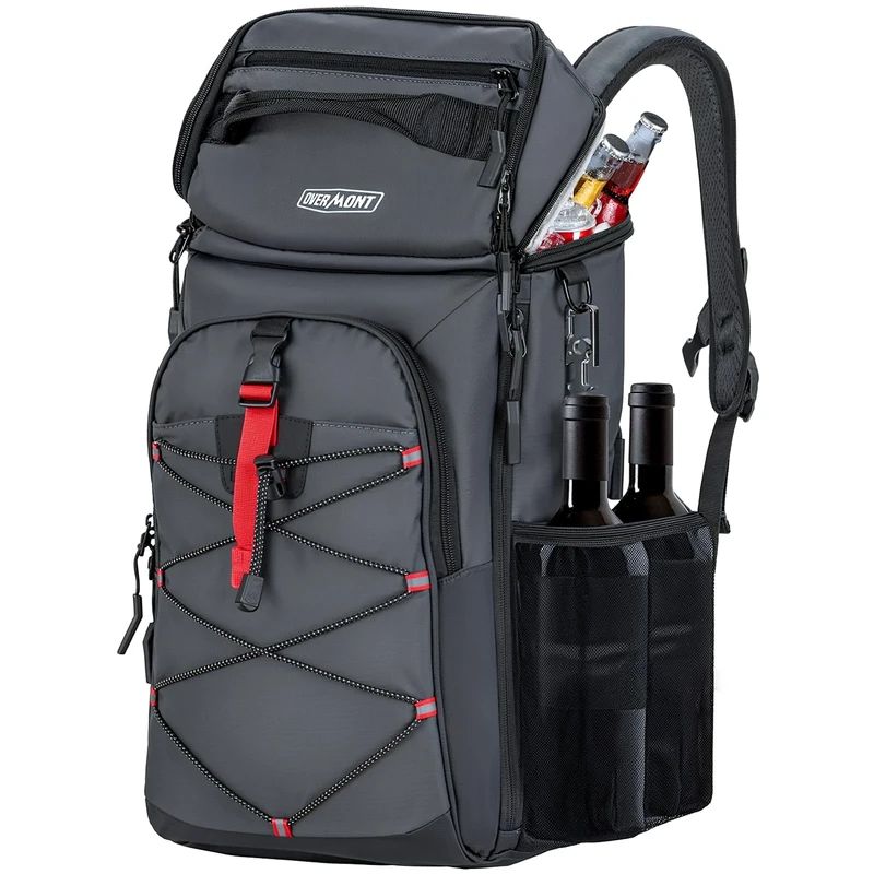 Overmont Cooler Bag 30L Picnic Backpack - Insulated Large Capacity Waterproof Cooler Bags for Camping Hiking Outdoor Lunch Travel BBQ