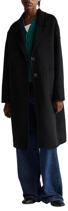 United Colors of Benetton Coat, Black, L