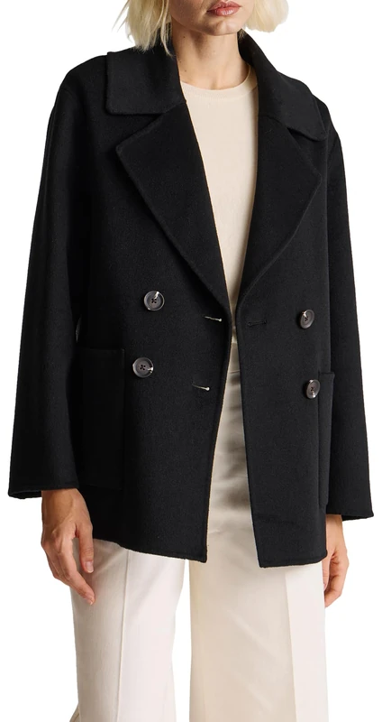 United Colors of Benetton Women's Coat, Black, L
