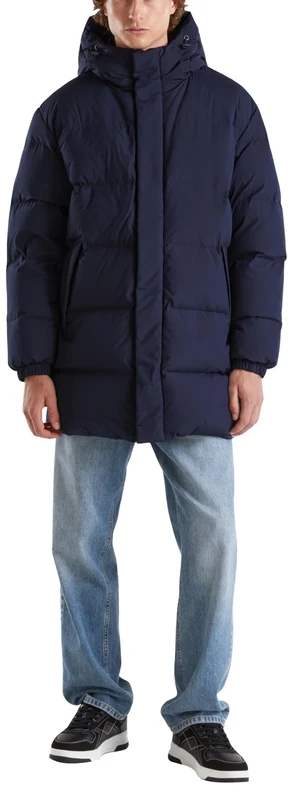 United Colors of Benetton Men's Giaccone 2jf8un05d Medium Down Jacket, Blue, L
