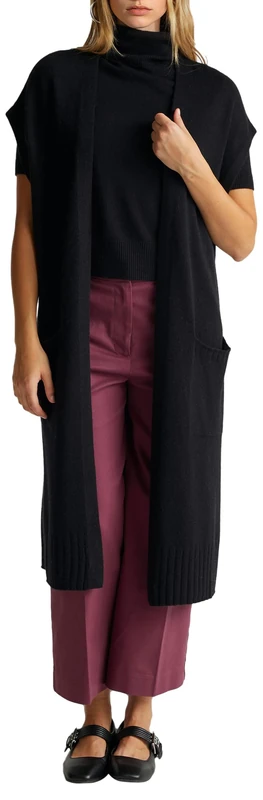 United Colors of Benetton Men's Women's Vest, Black, M