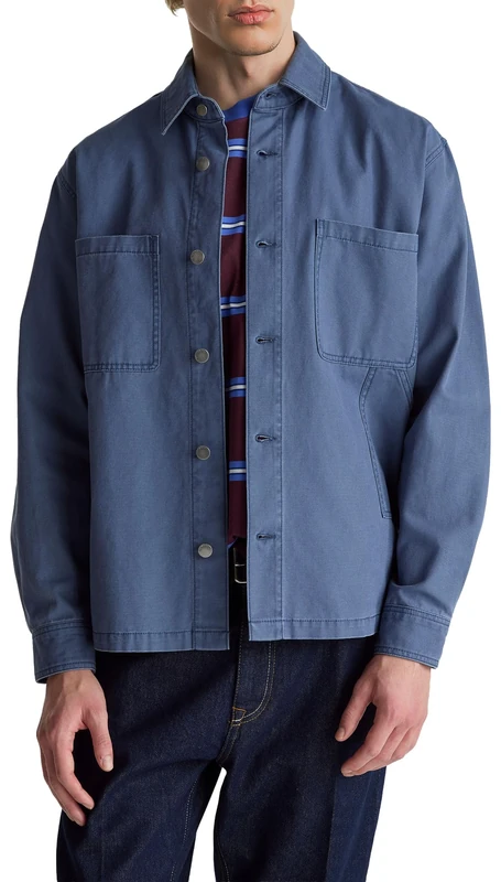 United Colors of Benetton Men's Shirt, Blue, M