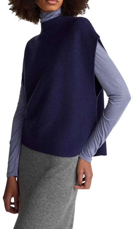 United Colors of Benetton Men's Women's Vest, Blue, XS