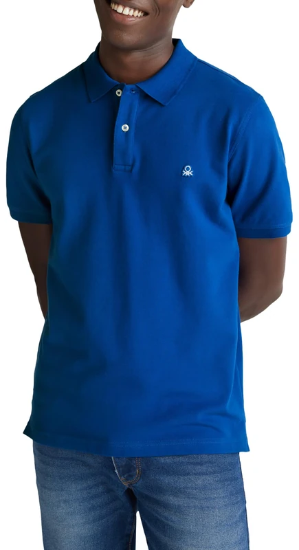 United Colors of Benetton Polo Shirt M/M, Blue, XL