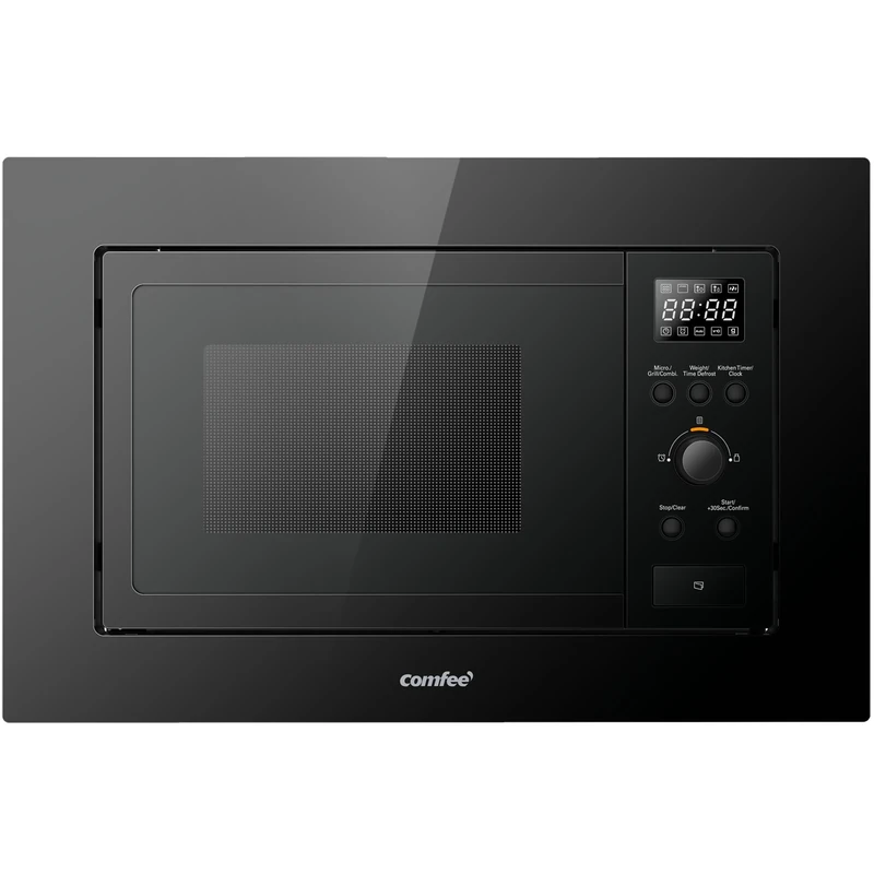 COMFEE' 20 Litre Grill Built in Microwave, Digital Control with 8 Power Levels, Quick Defrost Function, and 8 Auto Menu - CBMAG820BJL-BK