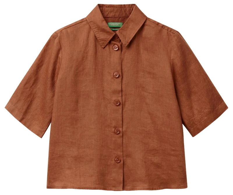 United Colors of Benetton Shirt, Brown, M
