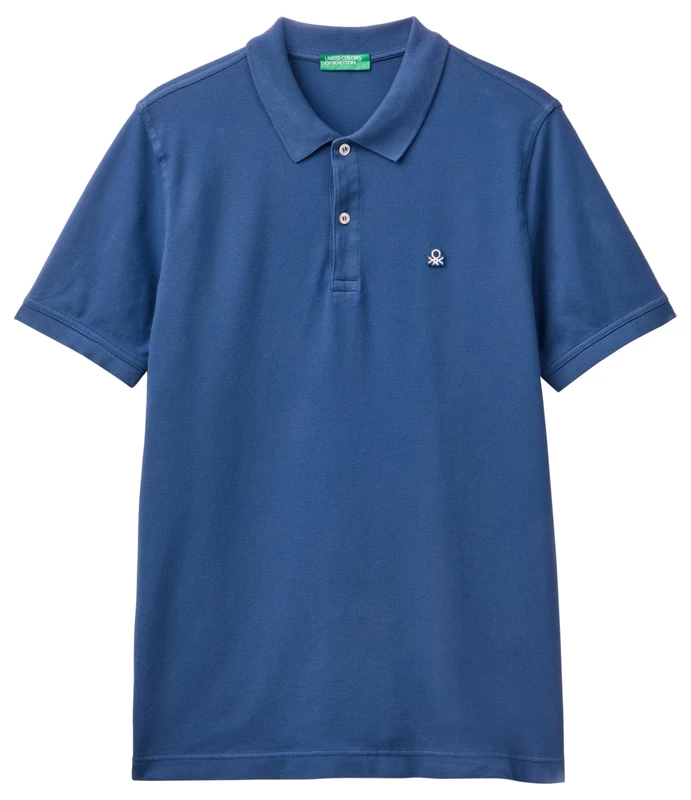 United Colors of Benetton Polo Shirt M/M, Blue, XXL