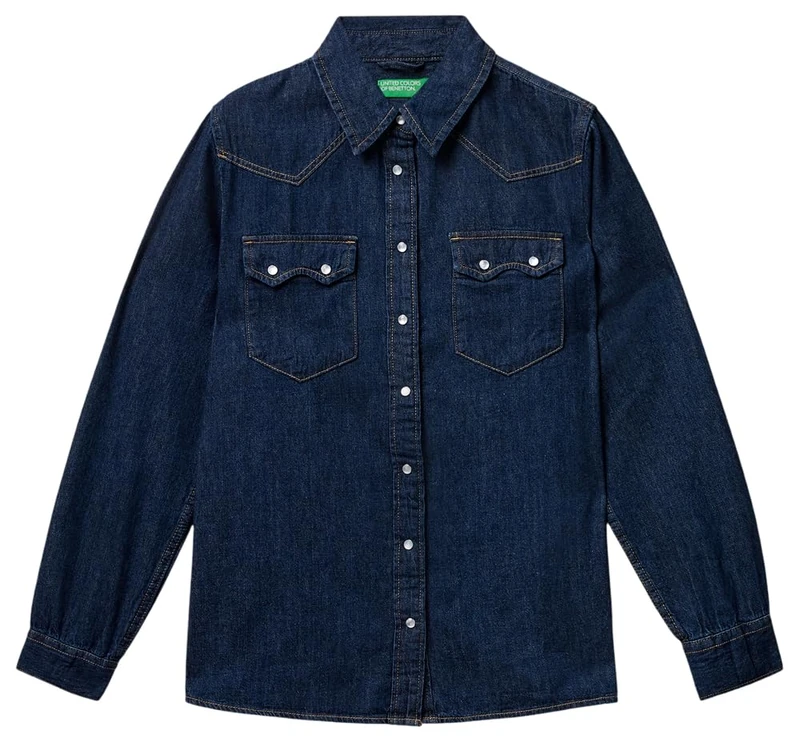 United Colors of Benetton Shirt, Blue, M