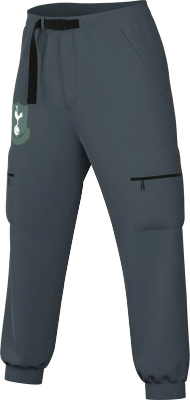 Nike Tottenham Hotspur Tech Third FQ7797-359 Woven Football Trousers with Lining (Men), Faded Spruce/Black/White, L