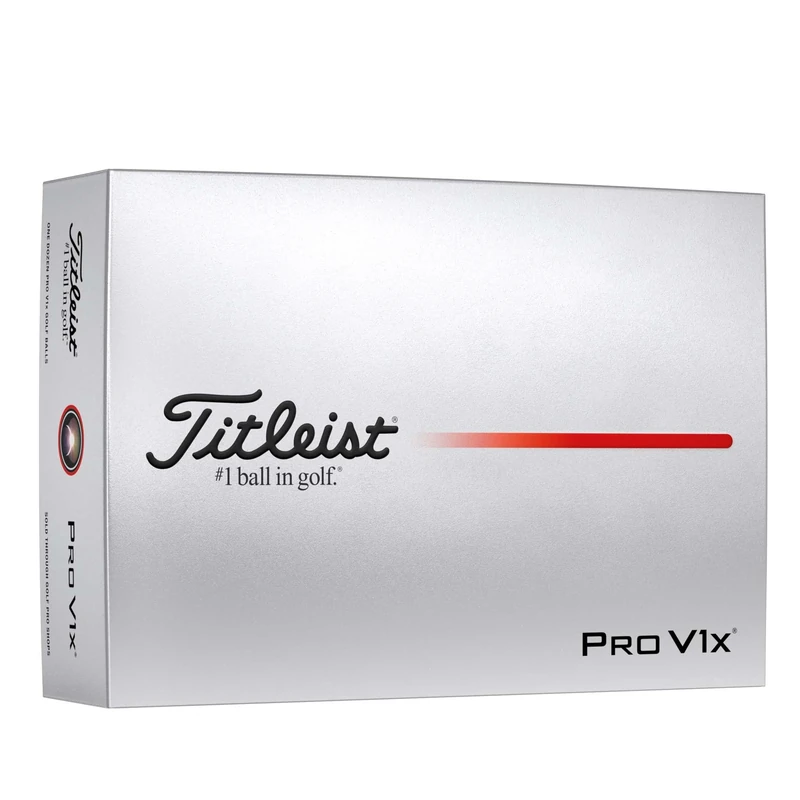 Titleist Pro V1x Golf Ball, Pack of 12, White