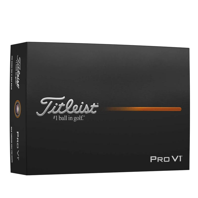 Titleist Pro V1 Golf Ball, Pack of 12, White, Standard Play Numbers #1-4 - Image 1