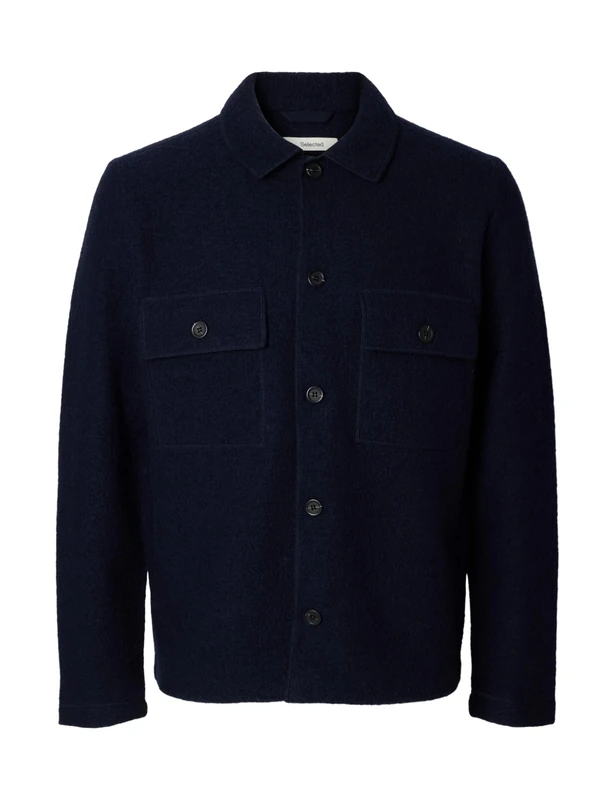 SELECTED FEMME Slhnealy Ls Knit Workwear Cardigan Noos, Sky Captain, S