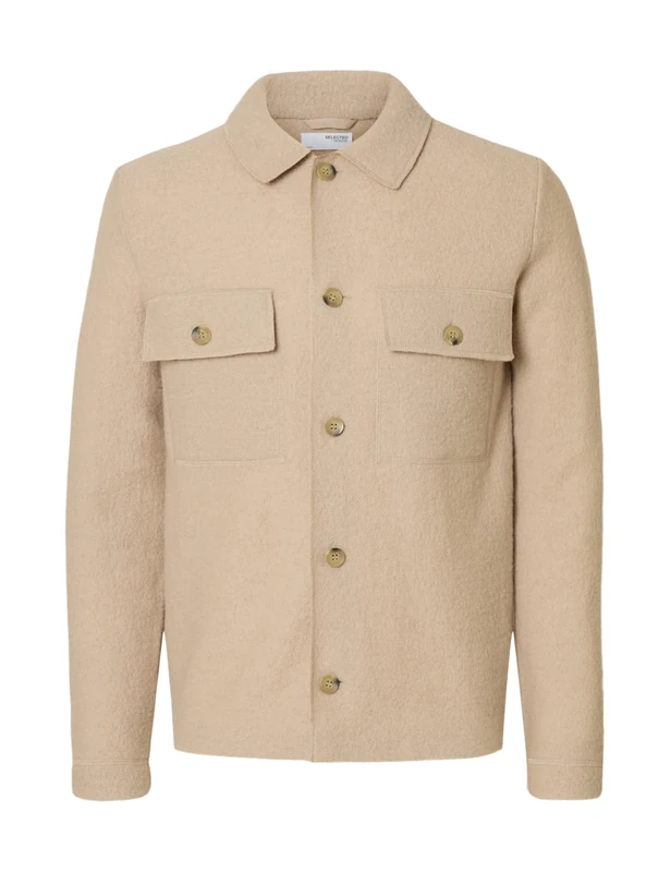 SELECTED FEMME Slhnealy Ls Knit Workwear Cardigan Noos, Pure Cashmere, M