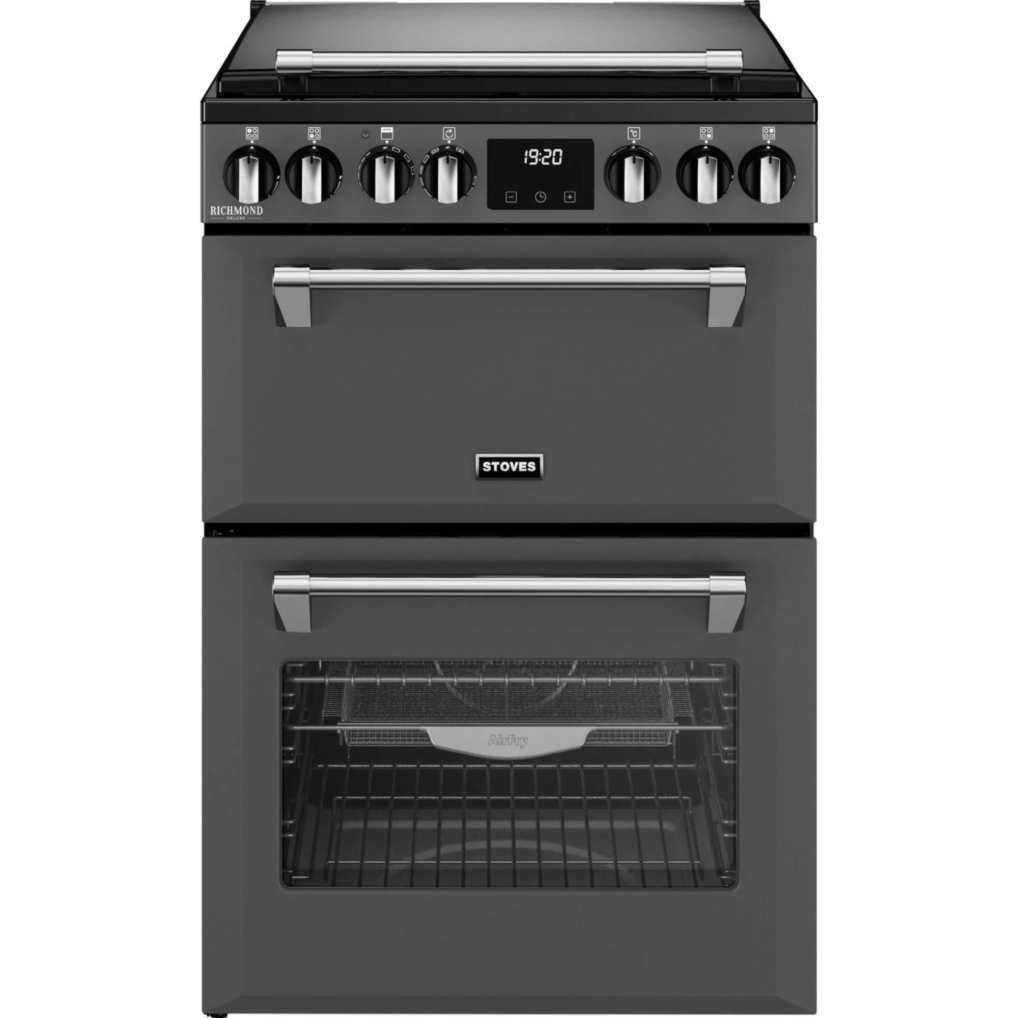 Stoves DX MRA RICHMOND 60DF ANT 600mm Dual Fuel Cooker Gas Hob Power WOK Anthracite
