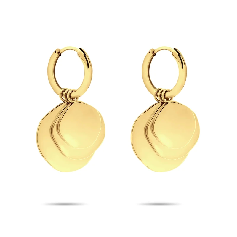 Liebeskind Berlin LJ-1665-E-14 Gold Creole Earrings 1.4 cm - Image 1