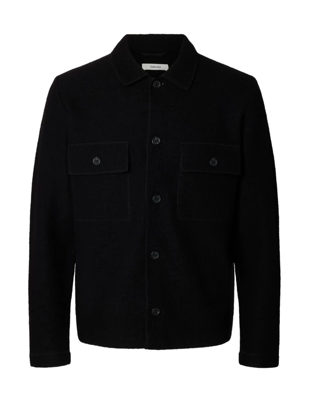 SELECTED FEMME Slhnealy Ls Knit Workwear Cardigan Noos, Black, XL