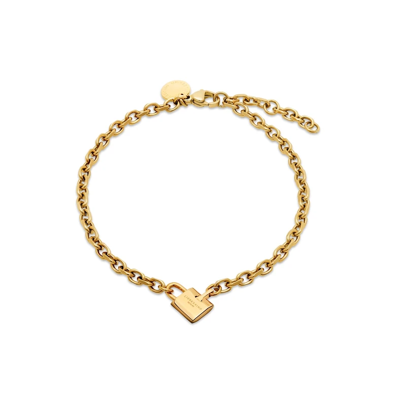 Liebeskind Berlin LJ-1630-B-21 Bracelet Stainless Steel in IP Gold, 21 cm, Stainless Steel, No Gemstone