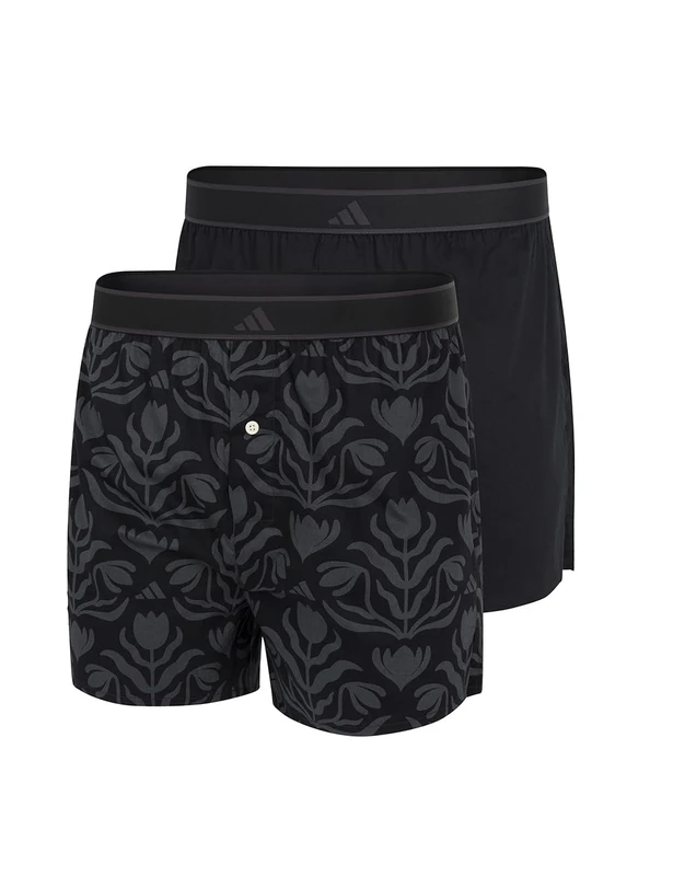 adidas Men's Boxer (2PK) Active Woven Comfortable Underwear Shorts/Pants, Assorted_4AM013, M, Assorted_4am013, M