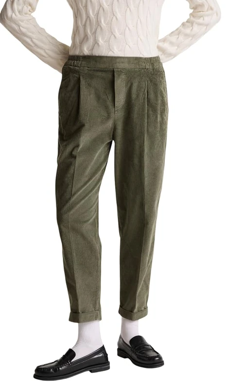 United Colors of Benetton Women's Trousers, Green, XL