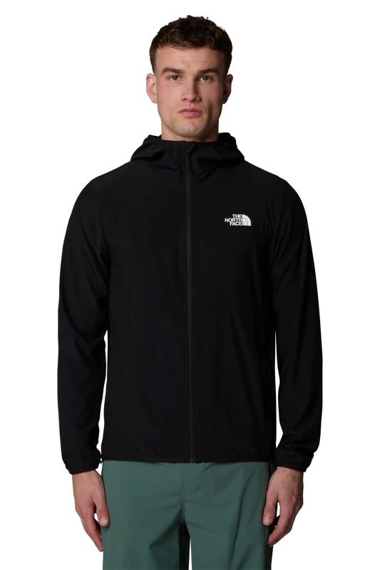 The North Face Men's 24/7 Woven Fz Hood Jacket, Tnf Black, XS