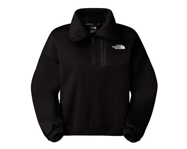 The North Face Women's Mountain Athletics Fleece Interest 1/4 Zip Sweatshirt, Tnf Black, S