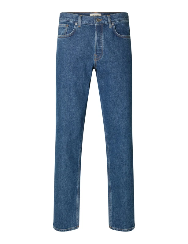 SELECTED FEMME Slh190-Reg Tapered Ben Kori Jeans Noos, Medium Blue (Medium Blue Denim), 32 W/32 L