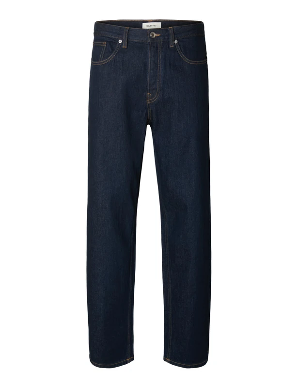 SELECTED FEMME Slh220-Loose Ben Kori Jeans Noos, Dark Denim Blue, 31 W/32 L