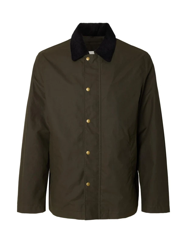 SELECTED FEMME Men's Slhwalter Waxed Cotton 2.0 JKT Noos, Grape Leaf, XL, Grape Leaf, x_l