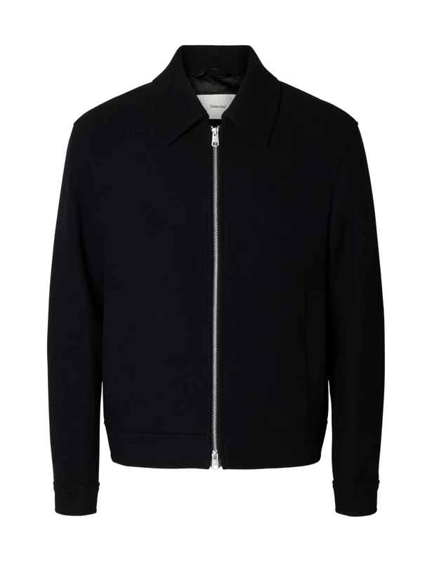 SELECTED FEMME Men's Slhphilip Lano JKT Noos, Black, M, Black, M