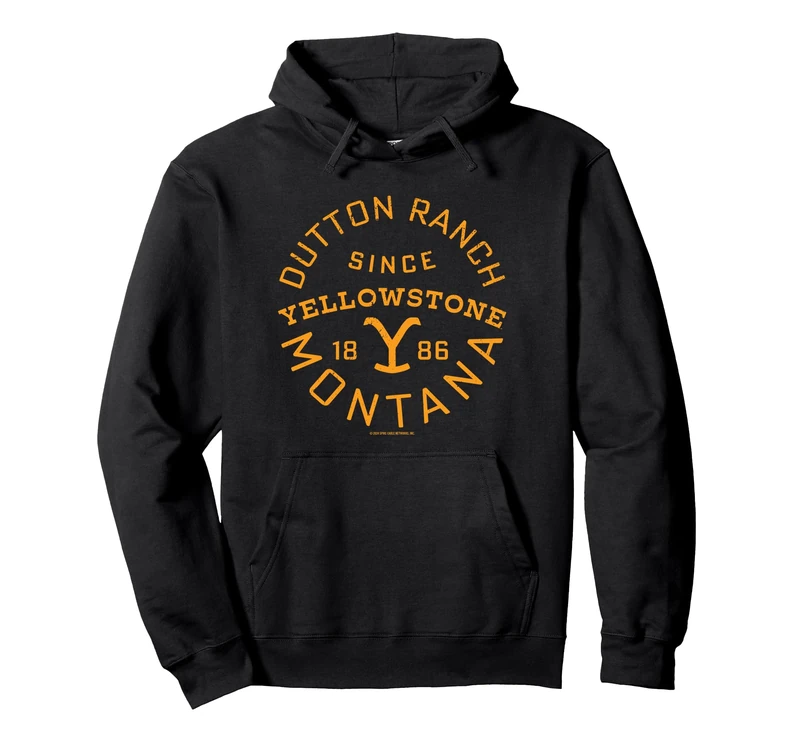 Yellowstone Dutton Ranch Montana Pullover Hoodie