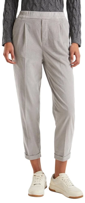 United Colors of Benetton Women's Trousers, Grey, XS
