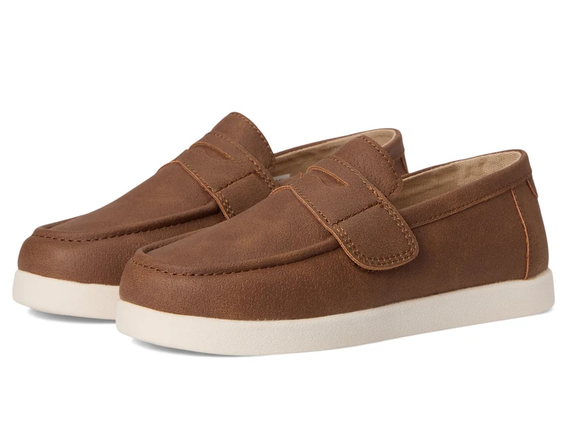 TOMS Youth Boys Oliver Dress Casual, Toffee Microsuede, 1.5 - Image 1