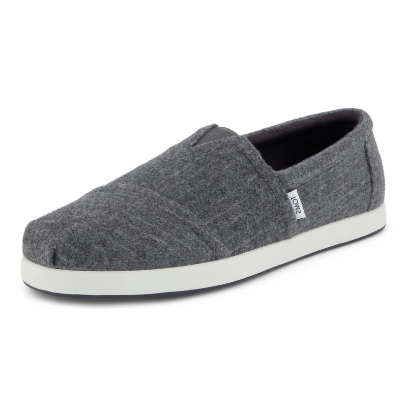 TOMS Men's Alp FWD Espadrille, Drizzle Grey Cozy Stripe, 8.5