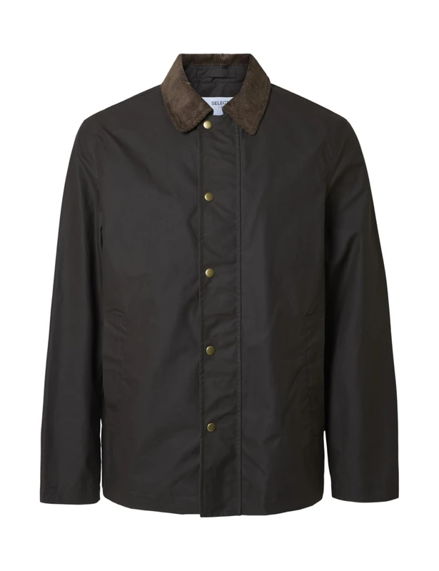 SELECTED FEMME Men's Slhwalter Waxed Cotton 2.0 JKT Noos, Delicioso, L, Delicioso, L