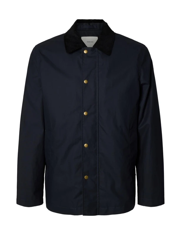 SELECTED FEMME Men's Slhwalter Waxed Cotton 2.0 JKT Noos, Sky Captain, M, Sky Captain, M - Image 1