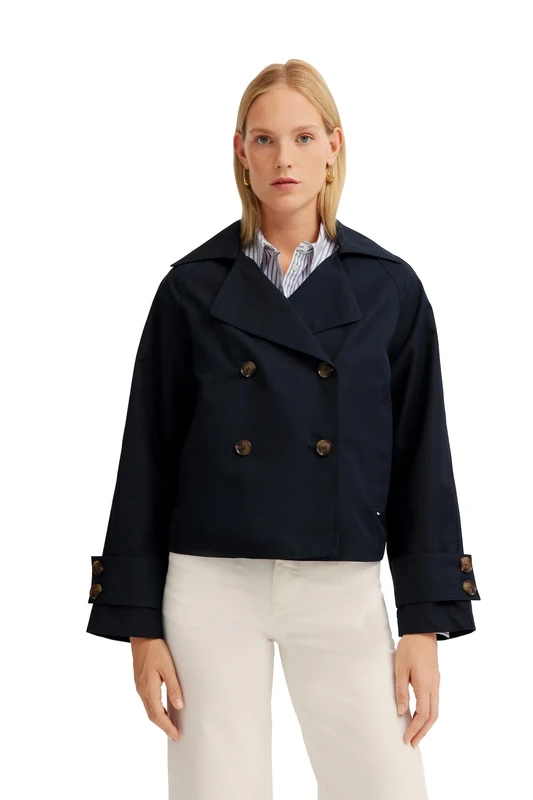 bugatti Women's Fashion Classic Elegant Lightweight Cotton Warm Transition Casual Jacket, 60-Navy, 20
