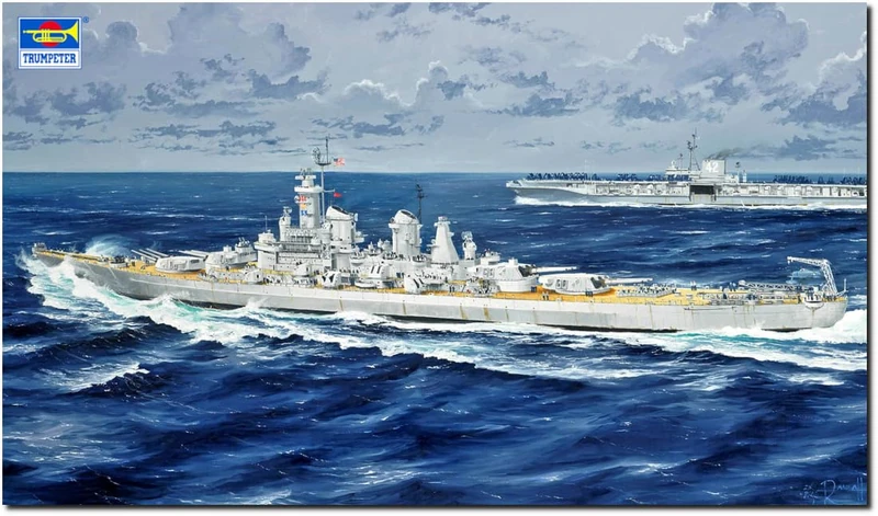 Trumpeter 1:350 USS Montana BB-67 - Detailed Scale Model Kit