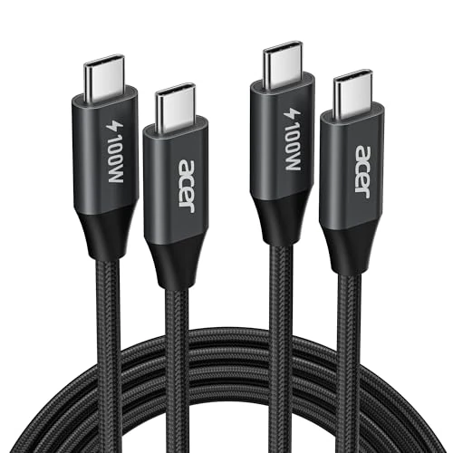 acer 100W USB C to USB C Cable 1M 2Pack