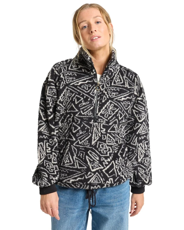 Billabong Fleece TIME OFF Women's Black L