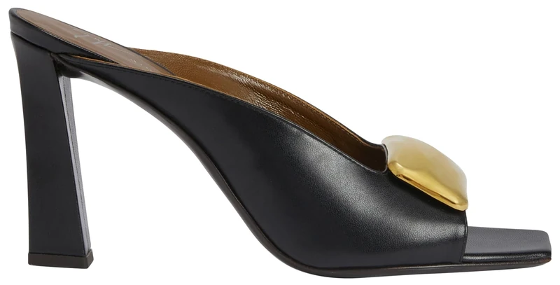 Giuseppe Zanotti, GZ Mya Stone 90, Black, Leather, 6.5