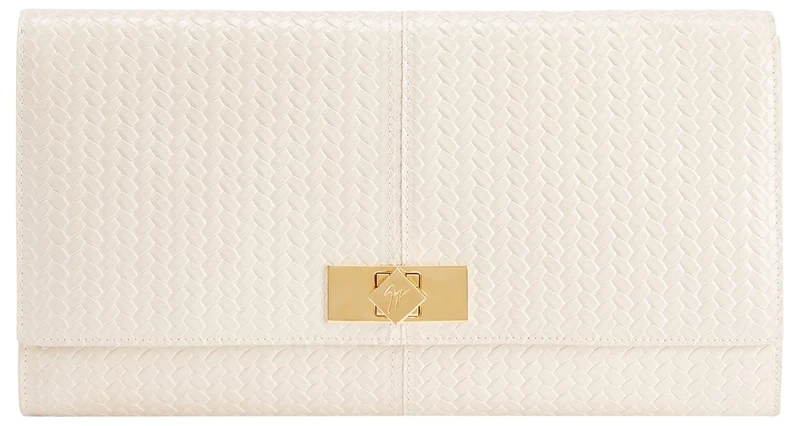 Giuseppe Zanotti, Montserrat Croco, White, Leather, One Size
