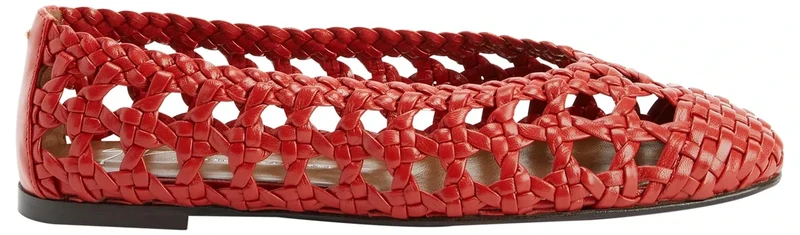 Giuseppe Zanotti, Georgia Cage, Red, Leather, 3.5
