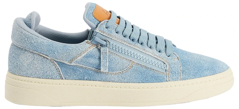 Giuseppe Zanotti, GZ94, Blue, Velour, 6.5