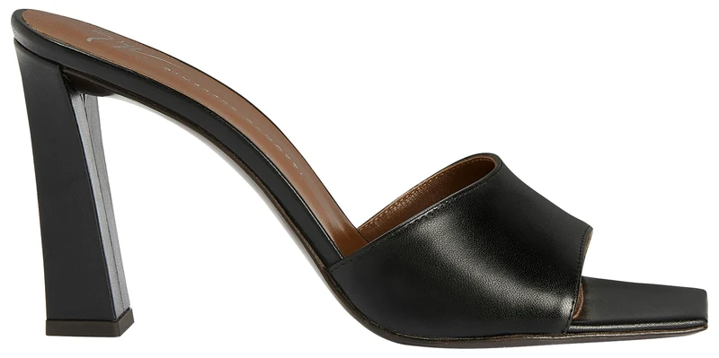 Giuseppe Zanotti, Talia Mule 90, Black, Leather, 2.5
