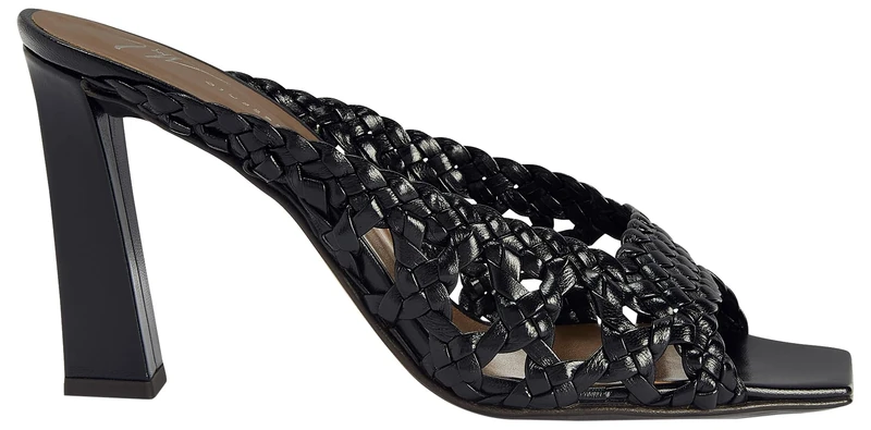 Giuseppe Zanotti, GZ Mya Cage 90, Black, Leather, 4